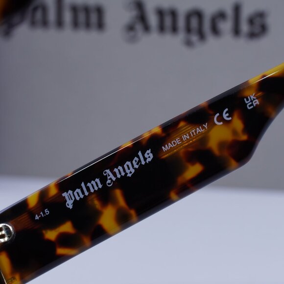 Palm Angels PERI104 NOAH 6037 Rectangle Sunglasses - Havana/Purple - Picture 8 of 10